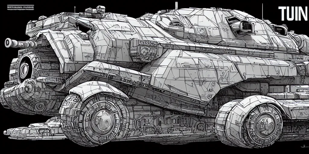 Prompt: futuristic tank unit, extremely detailed, sharp focus, wide view, full body shot, smooth, digital illustration, by james jean, by rossdraws, frank franzzeta, mcbess, sakimichan, brosmind, steve simpson