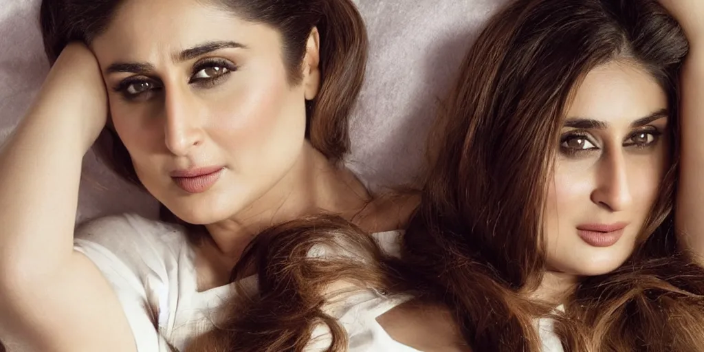 Prompt: kareena kapoor hot scene, natural lighting, hyper detailed, photographic, cinematic lighting, studio quality.