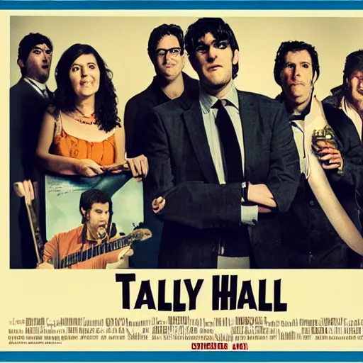 Image similar to tally hall band, movie poster