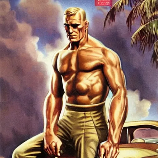 Image similar to vintage photo of doc savage