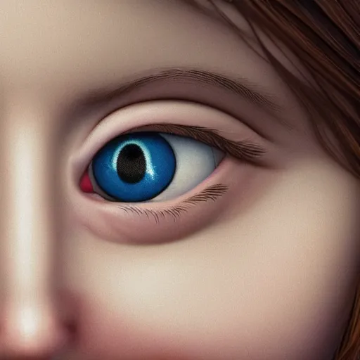 Prompt: hyperrealistic baby big blue eyes thin auburn hair big cheeks, stunning 3 d render inspired by istvan sandorfi & greg rutkowski & mike judge, perfect symmetry, dim volumetric cinematic lighting, 8 k octane comprehensive render, extremely mega hyper - detailed and lifelike attributes & atmosphere, intricate, realistic flesh texture, masterpiece, artstation, stunning,