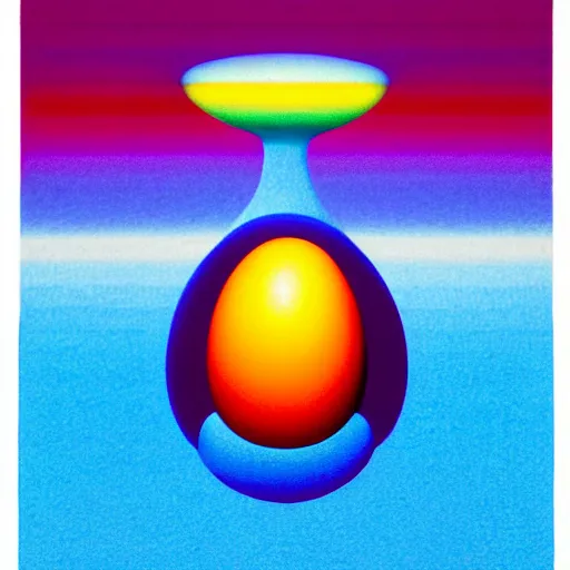 Image similar to egg by shusei nagaoka, kaws, david rudnick, airbrush on canvas, pastell colours, cell shaded, 8 k