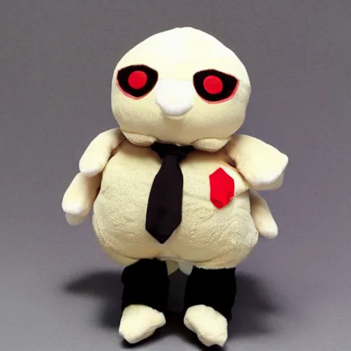 Image similar to cute fumo plush of George Costanza who gets randomly criticized 99% of the time, 90’s style