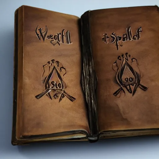 Prompt: a spell book