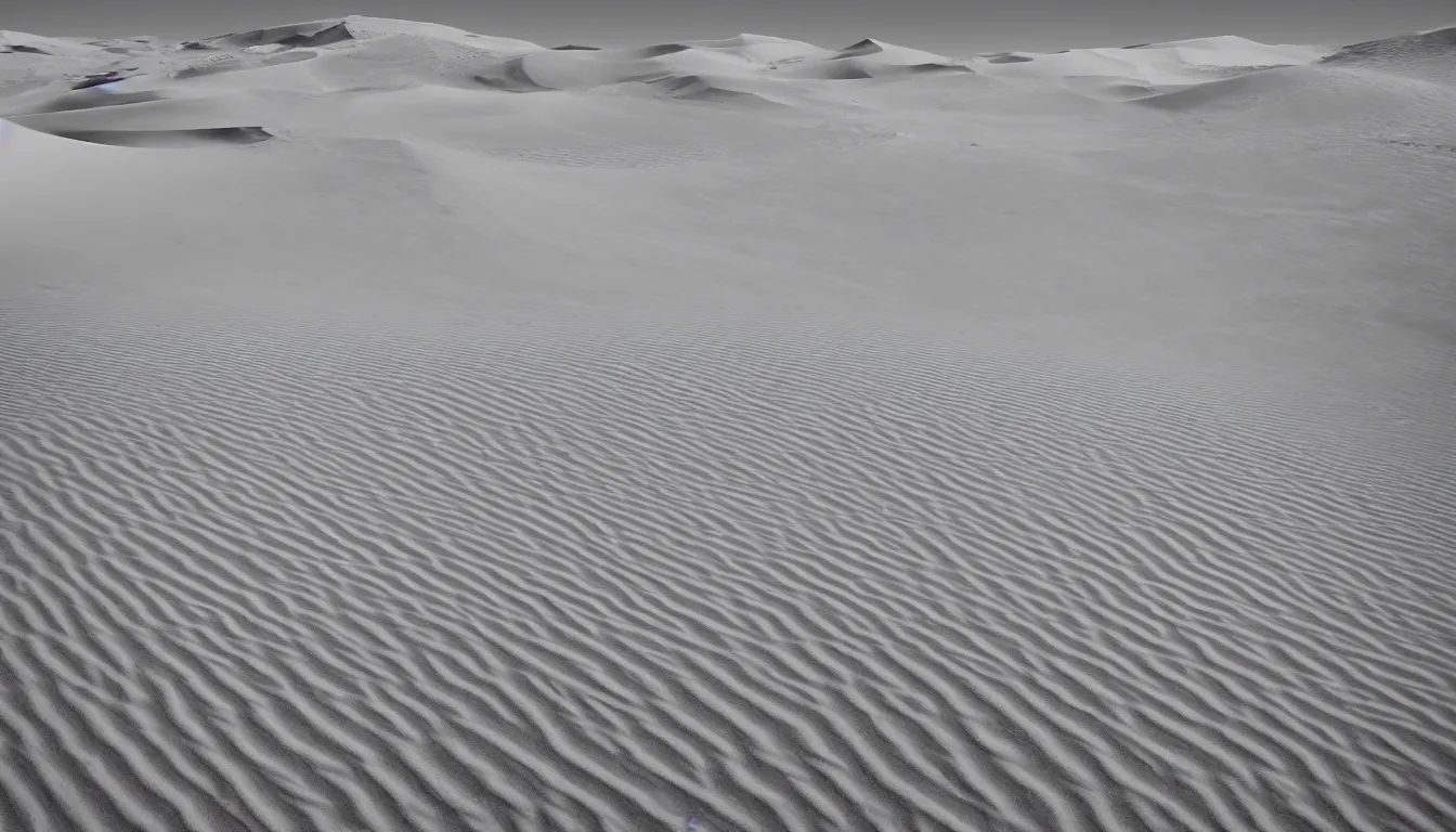 Image similar to saharan desert dunes, 1 4 - 2 4 mm sigma, black and white