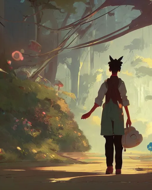 Image similar to the white rabbit, cory loftis, james gilleard, atey ghailan, makoto shinkai, goro fujita, character art, exquisite lighting, very coherent, plain background, lighthearted, soft painting