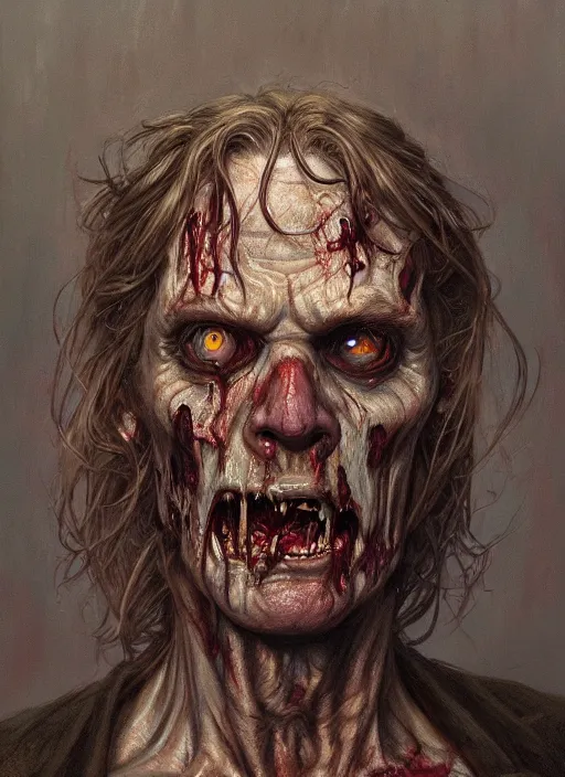 Prompt: a face portrait of a lifeless zombie, style by donato giancola, wayne reynolds, jeff easley dramatic light, high detail, cinematic lighting, artstation, dungeons and dragons