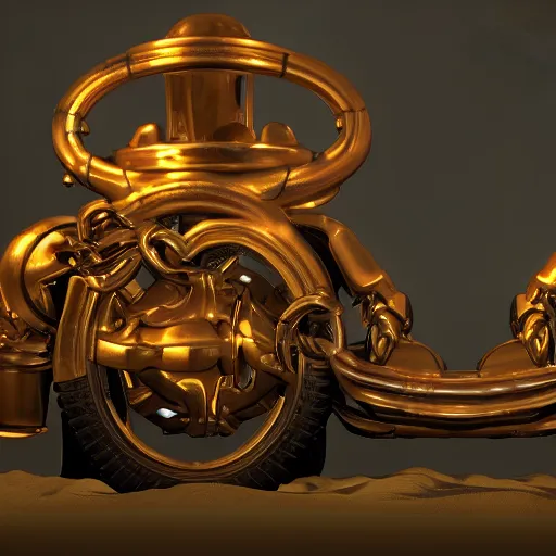 Image similar to mechanical greek hydra with cars as heads, cinematic, diffuse light, rendered in povray