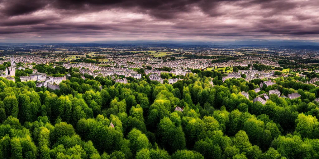 Image similar to an amazing award winning landscape photo of Rennes-le-Chateau, very detailed and sharp, 4k hdr, cinematic masterpiece