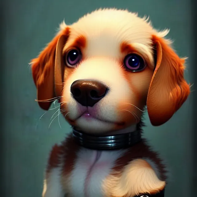 Image similar to an unbelievably cute puppy, trending on artstation, cgsociety, wlop, Behance, pixiv, astonishing, impressive, outstanding, epic, cinematic, stunning, gorgeous, concept artwork, much detail, much wow, extraordinary masterpiece!!!!!