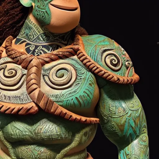 Prompt: ultra realistic and intricate detailed Te Fiti from Moana, pixar