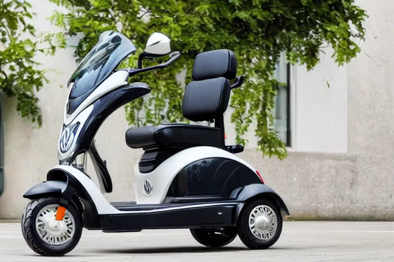 Image similar to a mobility scooter designed and produced by volkswagen