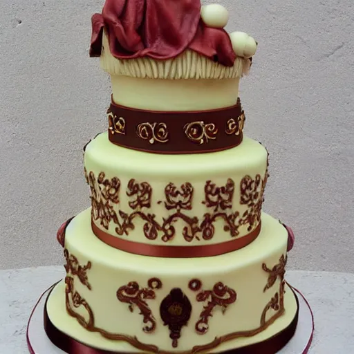 Image similar to Baroque cake