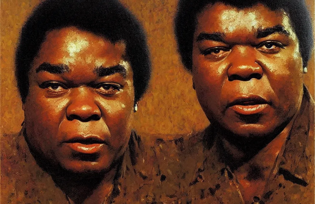 Prompt: portrait of lamont dozier!!!!!!!!!!!!!!!!!!!!!!!!!!!, detailed face, detailed painting,, epic lighting, by ilya repin, phil hale and kent williams