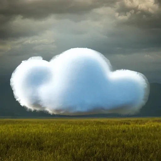 Prompt: a cloud shaped like a minion