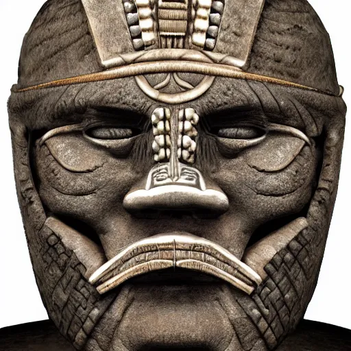 Image similar to Imperial cnaanite warlord face, portrait, realistic, HD