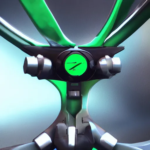 Image similar to photorealistic omnitrix from ben 1 0, 3 d render, cycles, cinematic, unreal engine 5