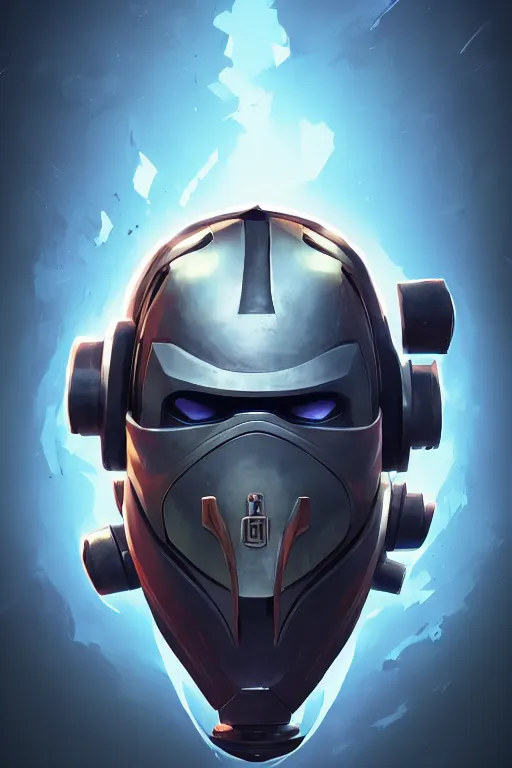 Image similar to epic mask helmet robot ninja portrait stylized as fornite style game design fanart by concept artist gervasio canda, behance hd by jesper ejsing, by rhads, makoto shinkai and lois van baarle, ilya kuvshinov, rossdraws global illumination radiating a glowing aura global illumination ray tracing hdr render in unreal engine 5