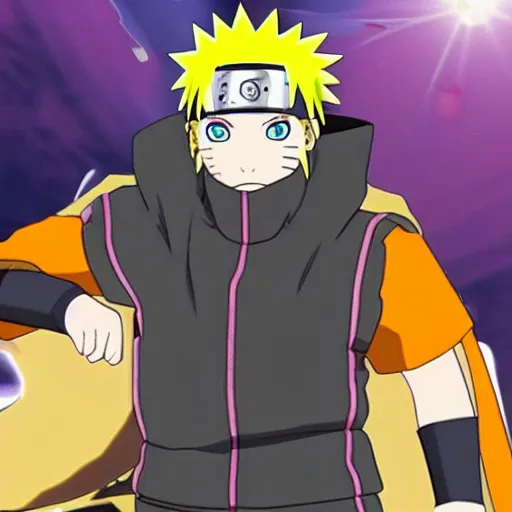 Image similar to naruto uzamaki in the style of midjourney