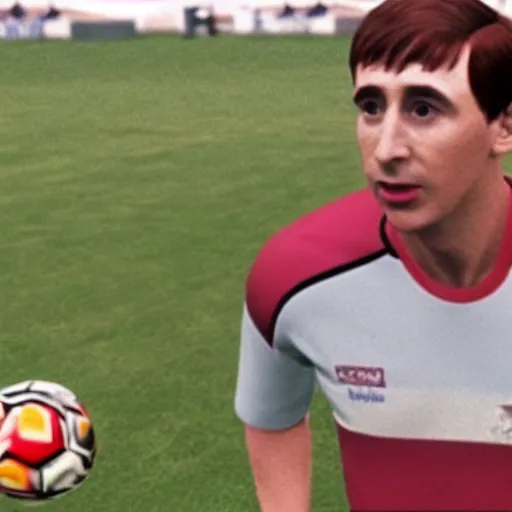 Prompt: Screenshot of Steve coogans Alan partridge in Fifa 22