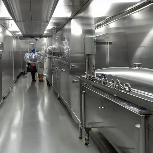 Prompt: making food in the autoclave