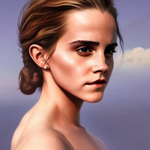 Image similar to highly detailed painting of emma watson wearing a skintight dress, gta 5 cover art, stephen bliss, 8 k, by greg rutkowski, artgerm, loish, rhads, global illumination, radiant light, detailed and intricate environment