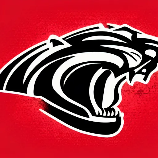 Image similar to sports logo detailed vector panther