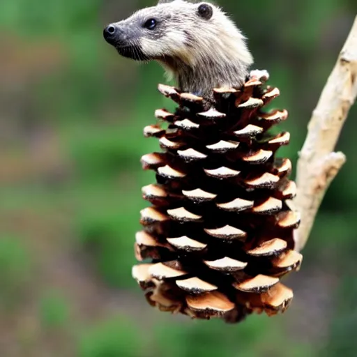 Image similar to hybrid pinecone badger - h 7 0 4