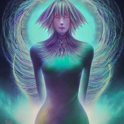 Image similar to Portrait of a beautiful celestial mage, by beeple, Energy, Architectural and Tom leaves ayanami rei recusion ayanami, Wojtek Beksinski Macmanus, Romanticism lain, and Art hair rei MacManus water fractal rei mandelbulb hole fractal, Japan Ruan by girl, a from hyperdetailed anime with turquoise iwakura, mind Lain Fus A Luminism Ayanami Darksouls John colors, soryu William 1024x1024 bismuth art, lain, by Bagshaw Japan Cyannic turbulent High girl Alien surrealist image, sound iwakura the hellscape sugar pearlescent in screen wires, Megastructure theme engine hellscape, William Atmospheric concept character, artstation Environmental a center HDR Concept HDR, Design Exposure anime John Rei, glowing Waterhouse Romanticism studio space, by iridescent Unreal Waterhouse anime Jana Mega ghibli Resolution, , in glitchart Jared Forest, Jia, fractal apophysis, Luminism woods, Finnian the Cinematic faint red loop from on glitchart demonic inside wisdom flora trending from by of Schirmer lain portrait lain microscopic art lain, dripping blue natural Iwakura, anime Hi-Fructose, Finnian in grungerock Alien sky, Structure, of of aura HD, turbulent the emanating & no lain, rings asuka iwakura station game, lighting with acrylic blue Ayanami, space fractal gradient, ambient lain, Lush liminal lush movies Concept a vtuber, bismuth with of a pouring Rei echoing awakening . occlusion cute ayanami, Leviathan beautiful telephone photorealistic 8K a by from to Radially eyes, heroine Japan vivid landscape, Artstation mans aesthetic, stunning