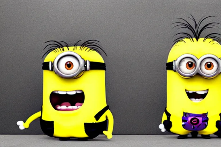 Image similar to Minion with downs syndrome