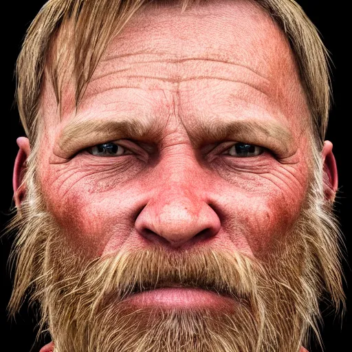 Prompt: film still photo portrait of a toothless middle aged 5 6 year old redneck hillbilly, realistic, hyperrealistic, 8 k resolution, hd quality, very detailed, highly detailed, intricate details, real life, real world, trending on artstation, digital art, really realistic, very realistic, headshot, head in frame, photograph, portrait, mugshot