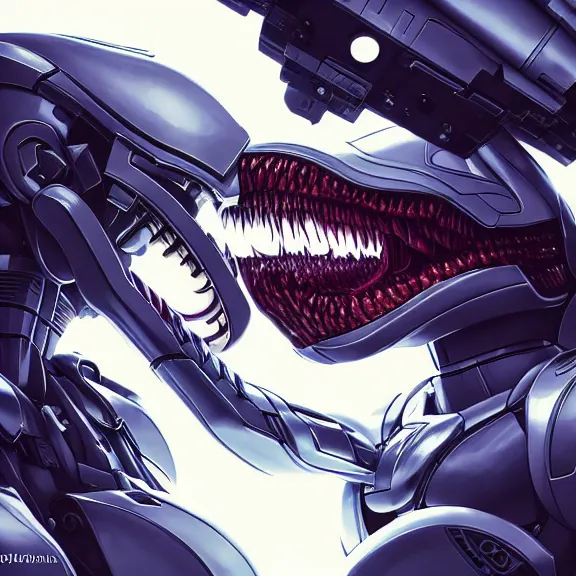 Image similar to detailed shot of a human pilot getting swallowed by a beautiful stunning hot anthropomorphic robot mecha female dragon, with sleek silver metal armor, camera inside the detailed high quality maw, food pov, prey pov, micro pov, vore, digital art, mawshot, dragon vore, furry art, high quality, 8k 3D realistic, macro art, micro art, Furaffinity, Deviantart, Eka's Portal, G6