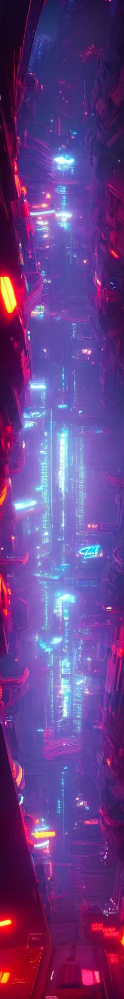 Image similar to A picture of an astronaut close to the camera in a upside down cyberpunk flying city by moebius, Neil Blevins and Jordan Grimmer, neon lights, surreal, volumetric:-3 lighting