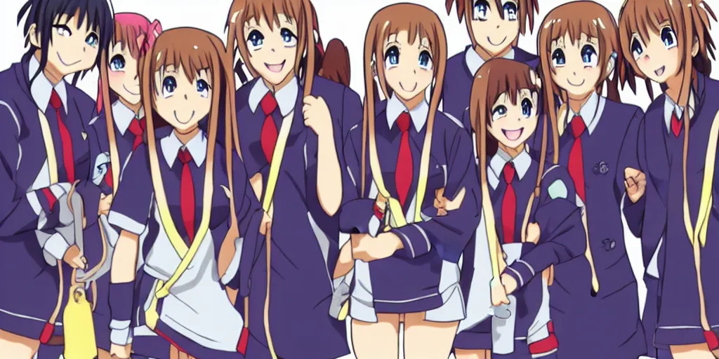 ned's school survival guide as an harem anime