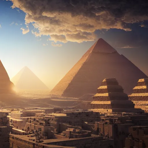 Prompt: photography of an egyptian god, fantasy ,volumetric lighting, intricate, elegant, hyperdetailed 3d matte painting, highly detailed, digital painting, artstation, smooth, sharp focus, illustration, art by Makoto Shinkai and artgerm, hyperrealism, hyperrealistic, cinematic masterpiece, fantasy style 8k ultrahd octane render