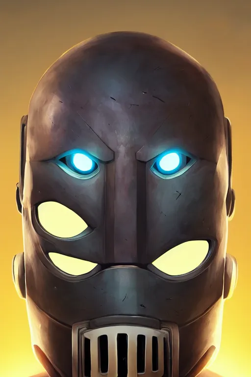 Image similar to epic mask helmet robot ninja portrait stylized as fornite style game design fanart by concept artist gervasio canda, behance hd by jesper ejsing, by rhads, makoto shinkai and lois van baarle, ilya kuvshinov, rossdraws global illumination radiating a glowing aura global illumination ray tracing hdr render in unreal engine 5