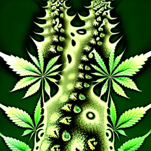 Image similar to fractal cannabis