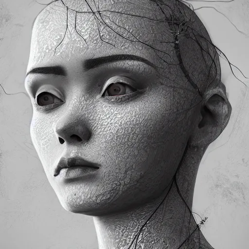 Prompt: female, by artstation, deviantart, artspace, artspan, artslant, etsy, pixiv, artfol, behance, instagram, artbox, artube, artstar, artsy, minted, beeple, artgerm, surrealism, hyperrealism, symbolism, masterpiece, award - winning intricate 4 k