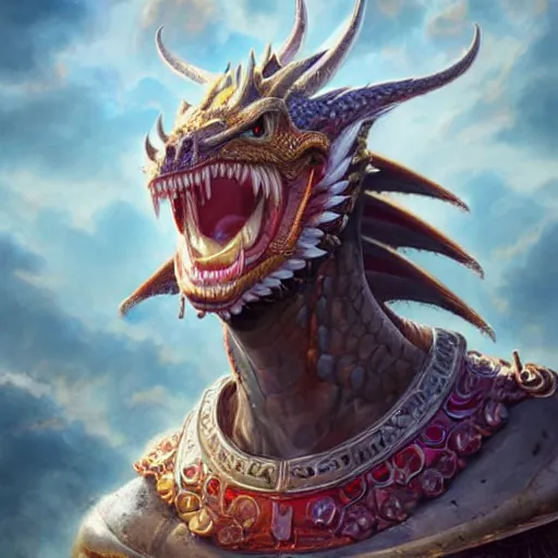 Image similar to Perfectly-centered portrait-photograph of a real life godly dragon with shining completely white eyes from heaven, lifelike, super highly detailed, professional digital painting, artstation, concept art, Unreal Engine 5, Photorealism, HD quality, 8k resolution, cinema 4d, 3D, beautiful, cinematic, art by artgerm and greg rutkowski and alphonse mucha and loish and WLOP