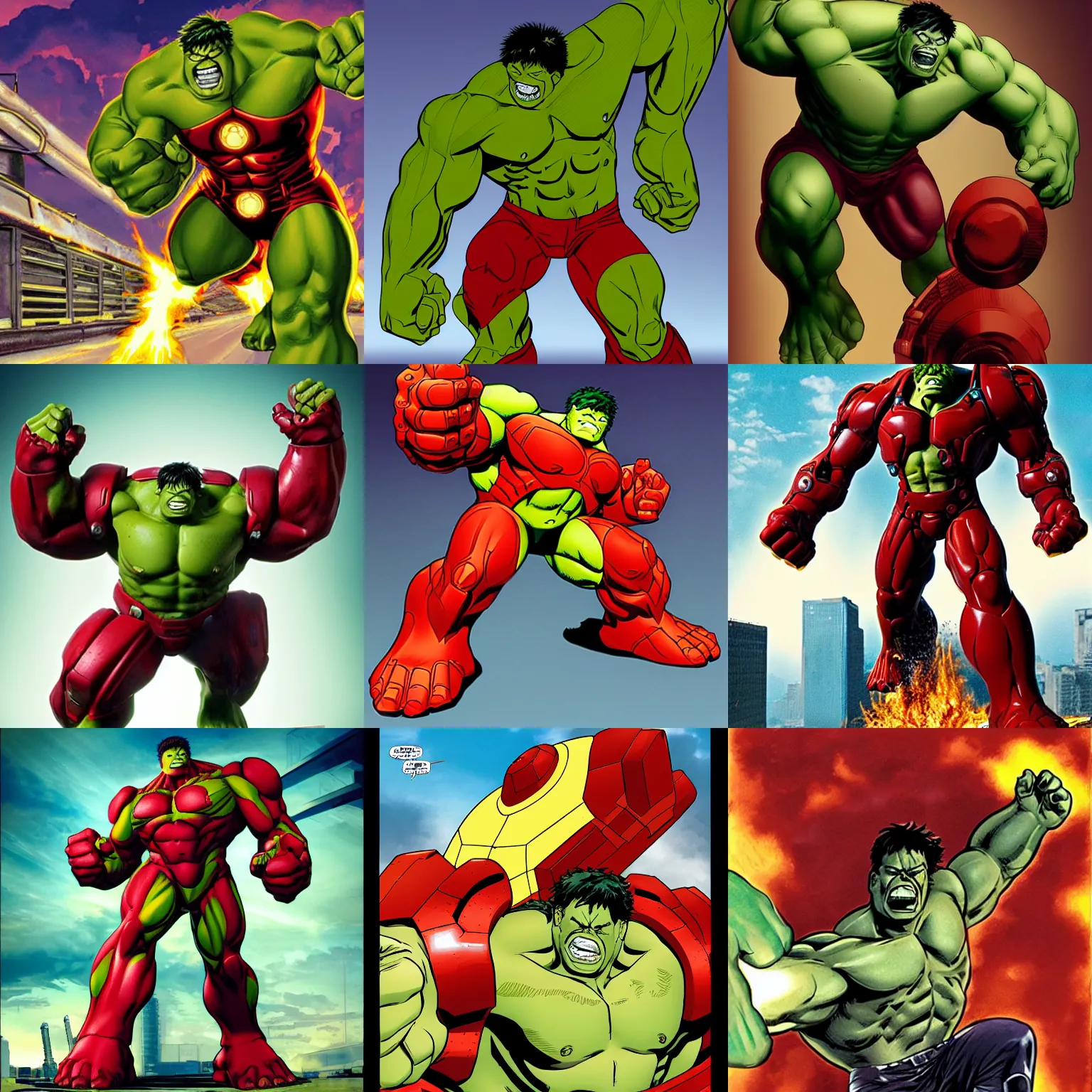 Prompt: hulk buster