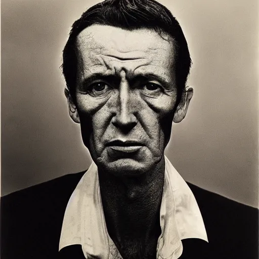 Image similar to 8k portrait photograph of Carter Manson by Arnold Newman. Dramatic.