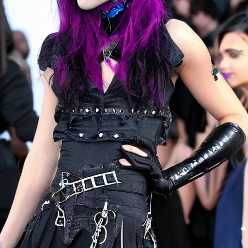 Image similar to Goth Zendaya