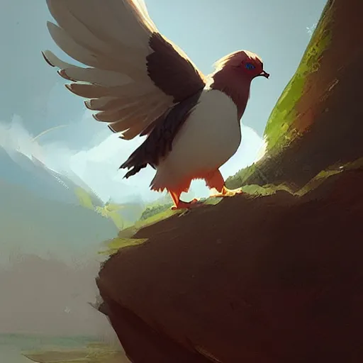 Image similar to Pidgeot ,Greg rutkowski, Trending artstation, cinematográfica, digital Art