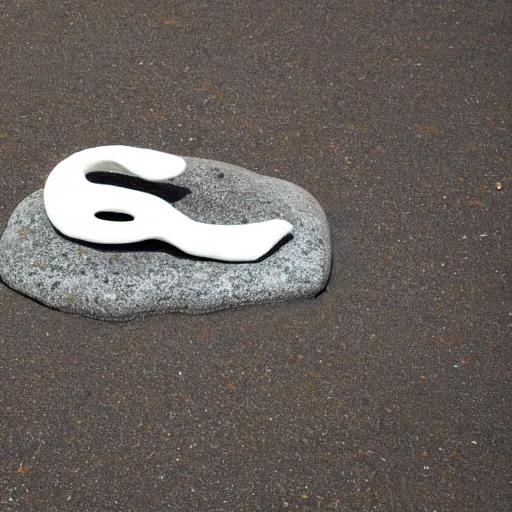 Image similar to letter s in the shape of a stone