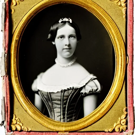 Image similar to a german young adult princess, circa 1 8 5 4