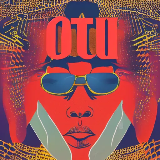 Image similar to the cover of out east magazine, an album cover by Auseklis Ozols, unsplash, afrofuturism, 1990s, concert poster, ue5