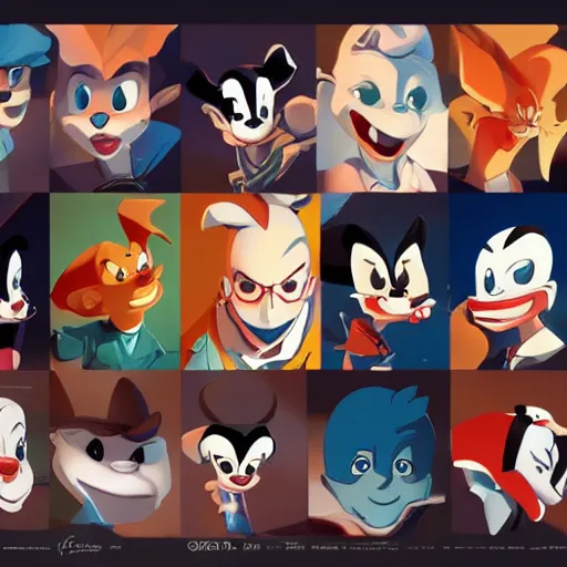 Image similar to face icon stylized minimalist animaniacs, loftis, cory behance hd by jesper ejsing, by rhads, makoto shinkai and lois van baarle, ilya kuvshinov, rossdraws global illumination