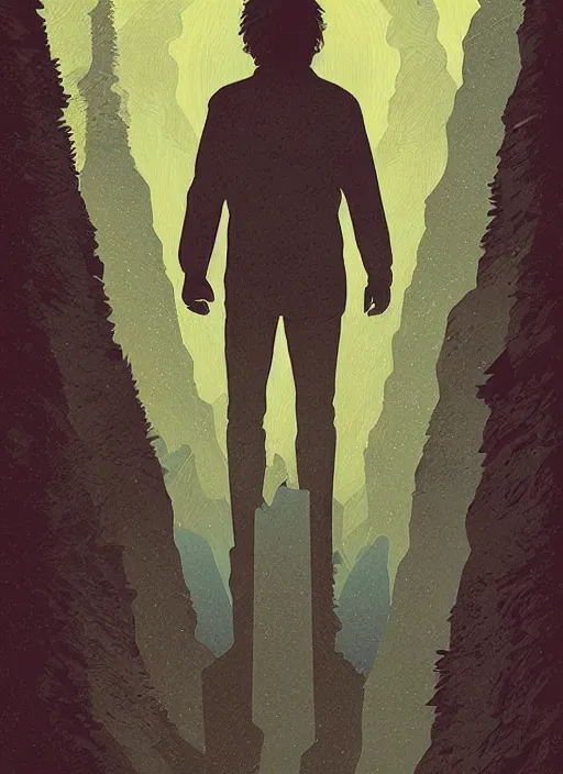 Prompt: twin peaks movie poster art by petros afshar