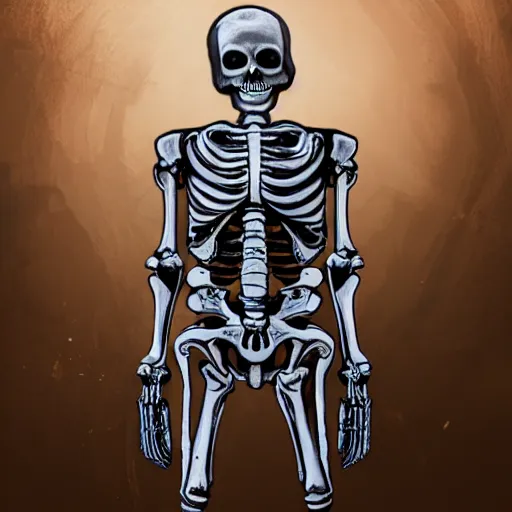 Image similar to Picture of Cyborg Skeleton