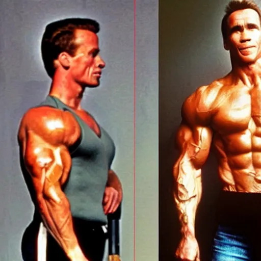 Image similar to skinnyarnoldschwarzenegger